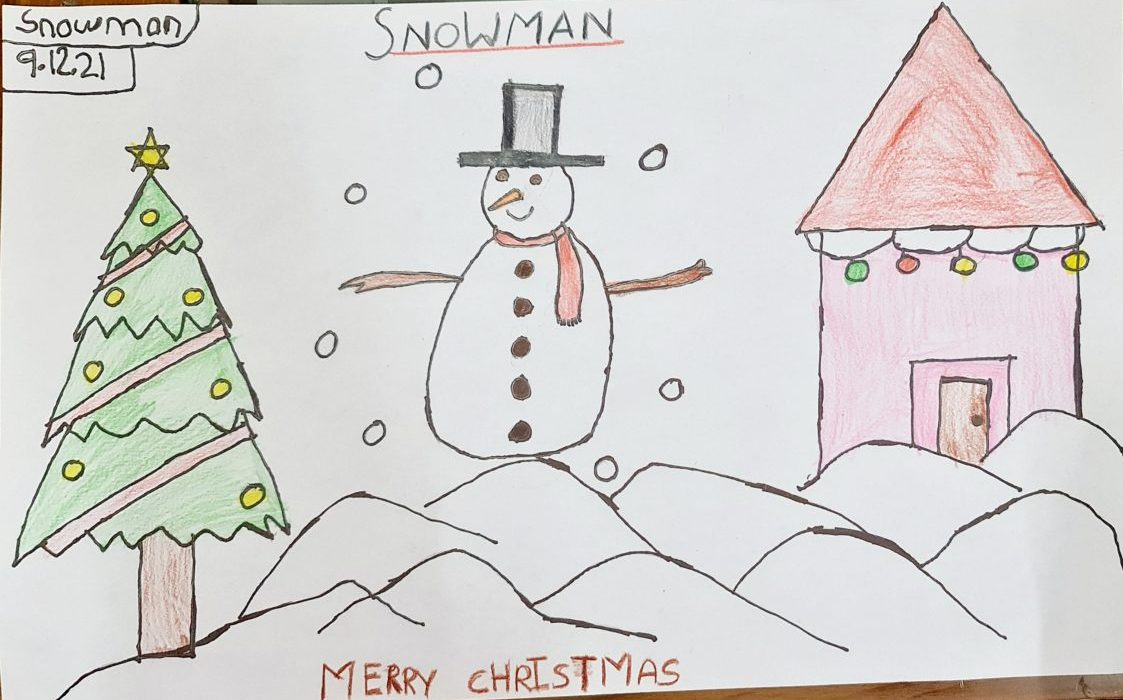 How To Draw Merry Christmas Drawing For Kids Easy | by Drawing For Kids |  Medium
