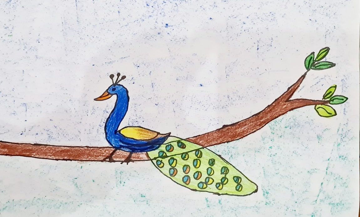Art Gallery - Indian Peacock🐦 National bird of India🕊️🕊️🕊️ Bird  lover🕊️ #nationalbirds #drawing #birdlovers #owndrawing #painting #art  #artist #artgallery #artistsoninstagram #artwork #paintingart#birds #bird  #nationalbird #birddrawing ...