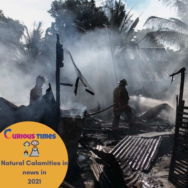 Image depicting Top 10 Natural Calamities in news in 2021