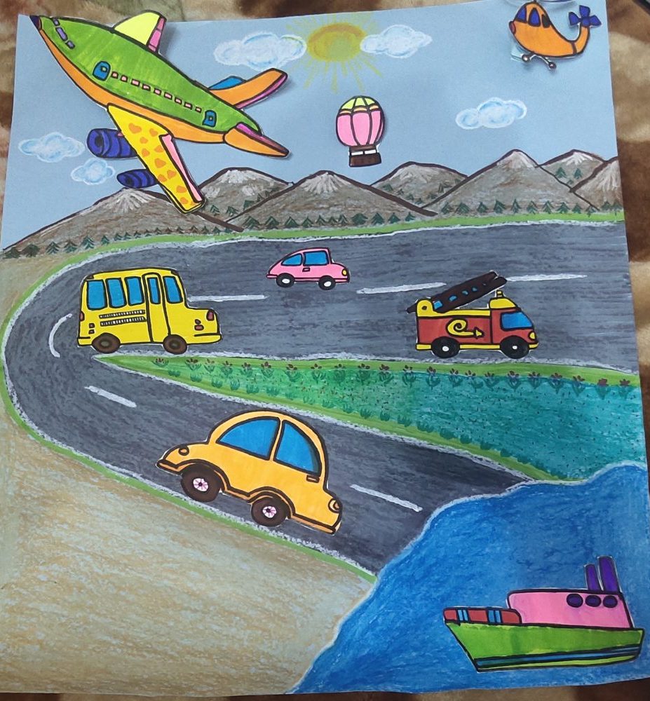 Image depicting Simple Drawing: Transportation For Kids