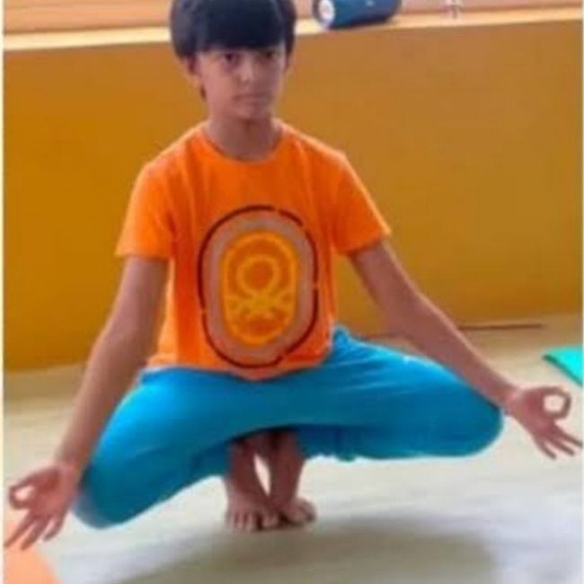 Image depicting World's youngest yoga instructor