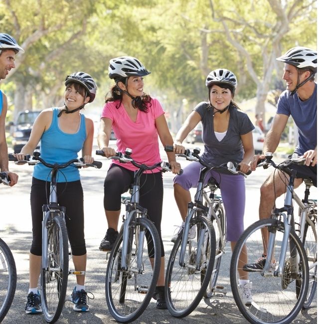 Image depicting Bicycling and staying healthy!