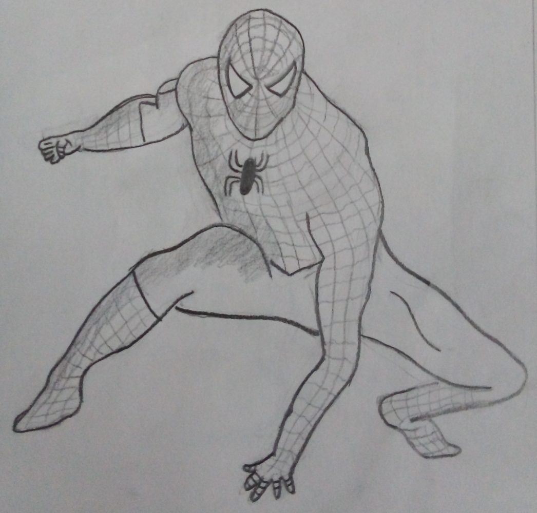 Image depicting Spiderman Drawing: Inspire Kids' Creativity with Art