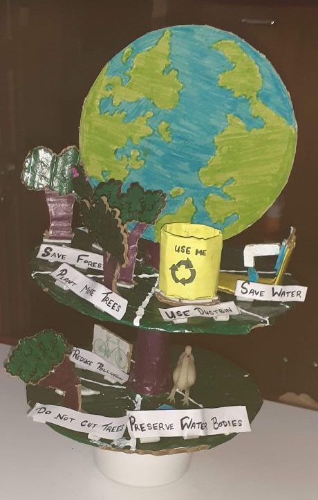 Image depicting Craft work on earth day