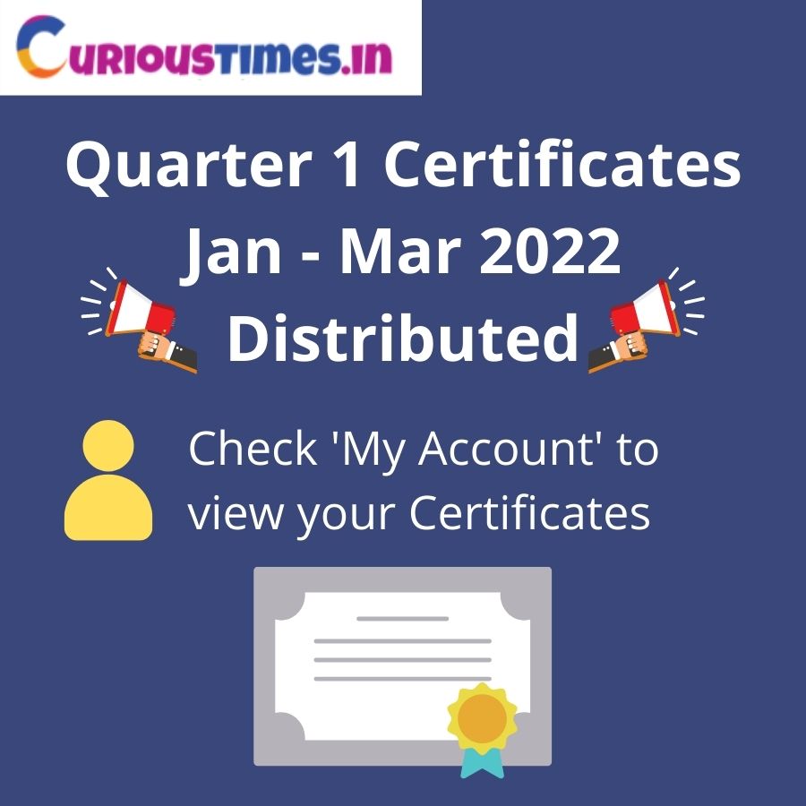 Image depicting Curious Times Events' Certificates