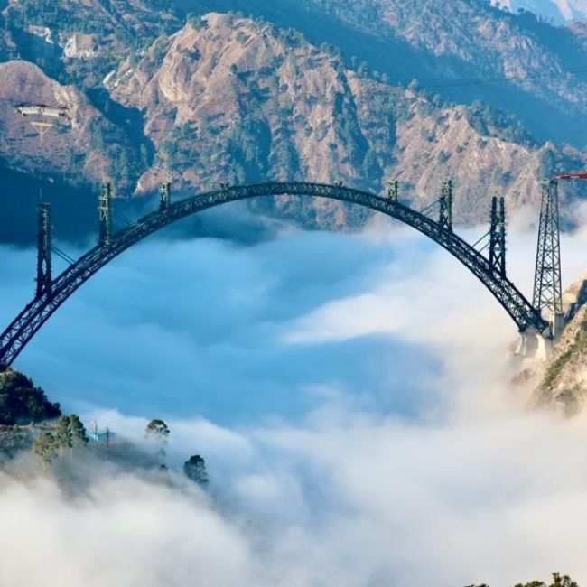 Image depicting World's highest railway bridge