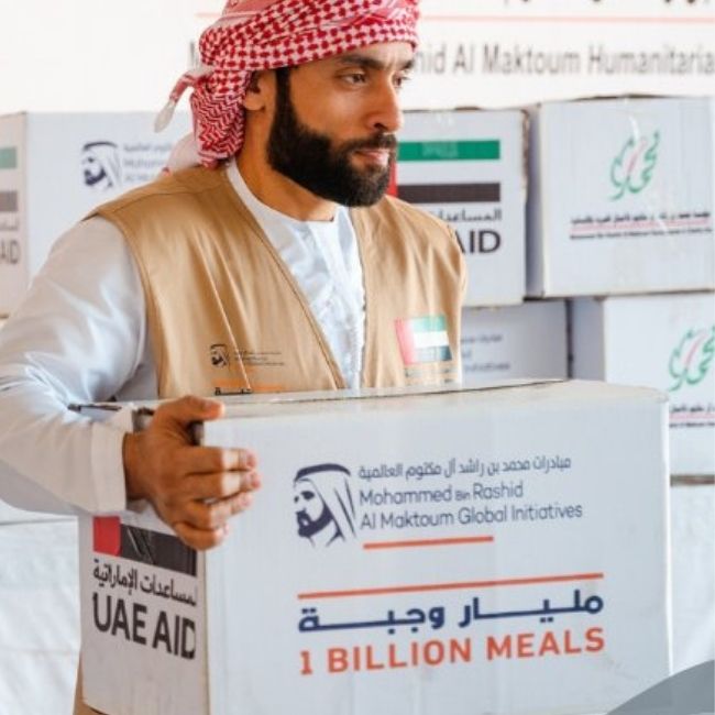 Image depicting UAE's 'One Billion Meals' campaign!