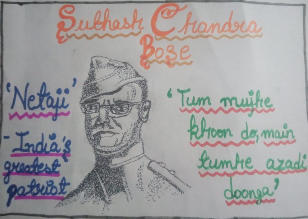 Subhash Chandra Bose Pencil Drawing 😍 : r/drawing-saigonsouth.com.vn