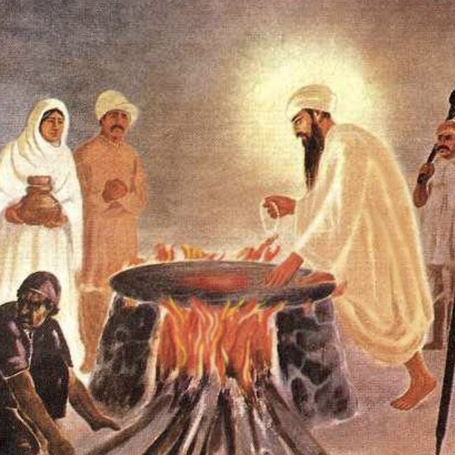 Image depicting Martyrdom of Guru Arjan Dev!