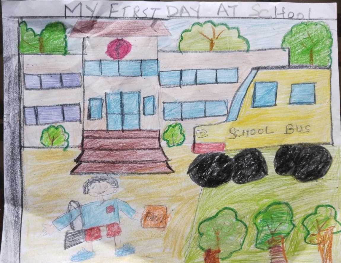 Image depicting Simple Drawing Captures School Joy