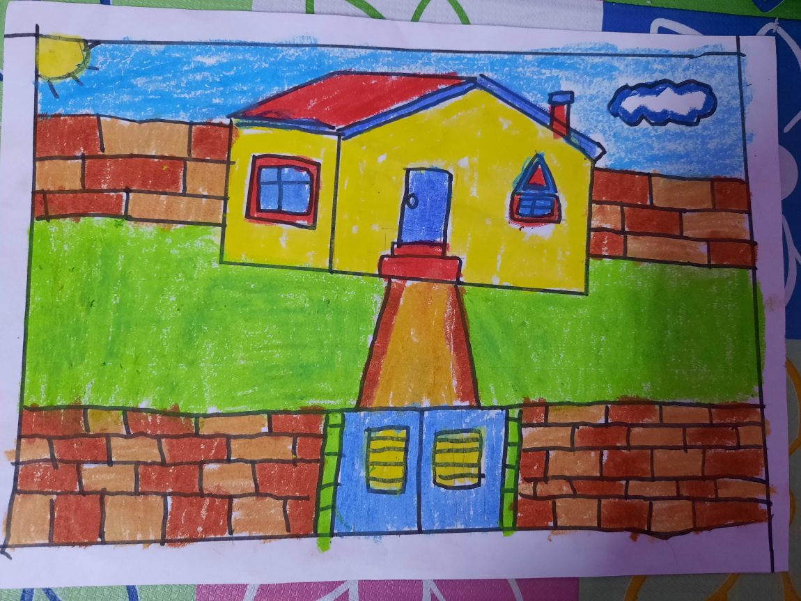 Image depicting Easy House Drawing for Kids