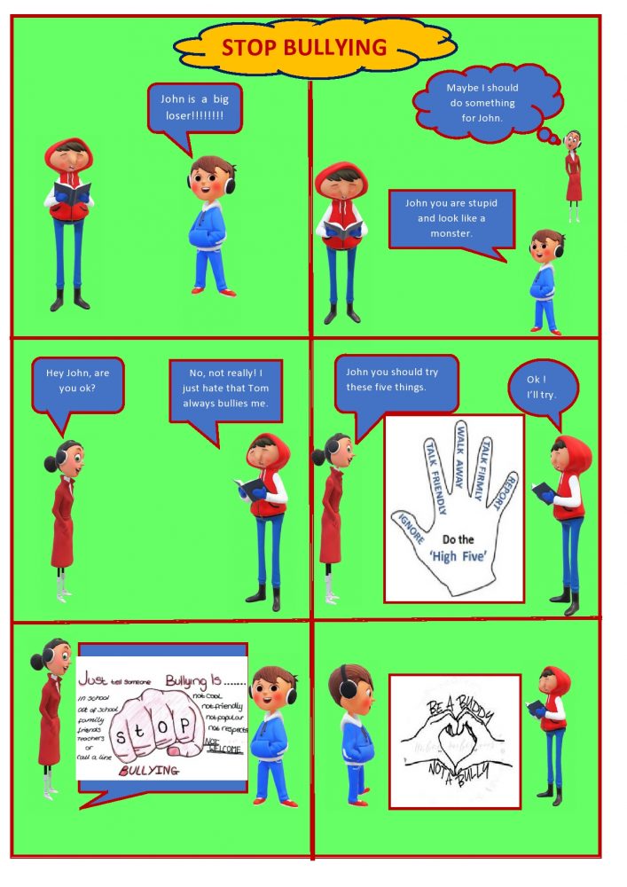 Comic Strip on Bullying | Curious Times