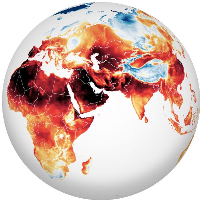 Image depicting Heatwaves across Europe, Africa and Asia!