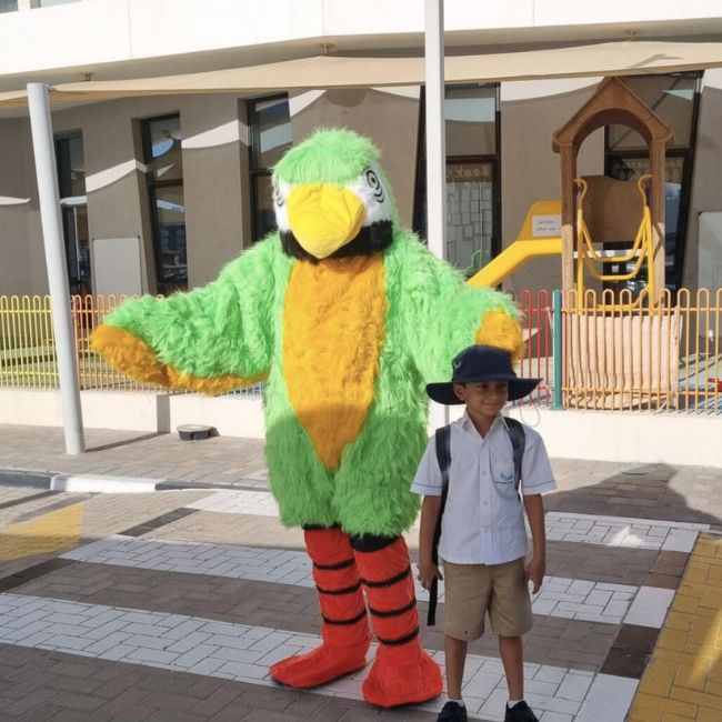 Image depicting Dubai schools celebrate back-to-school with flash mobs and parrot costumes!