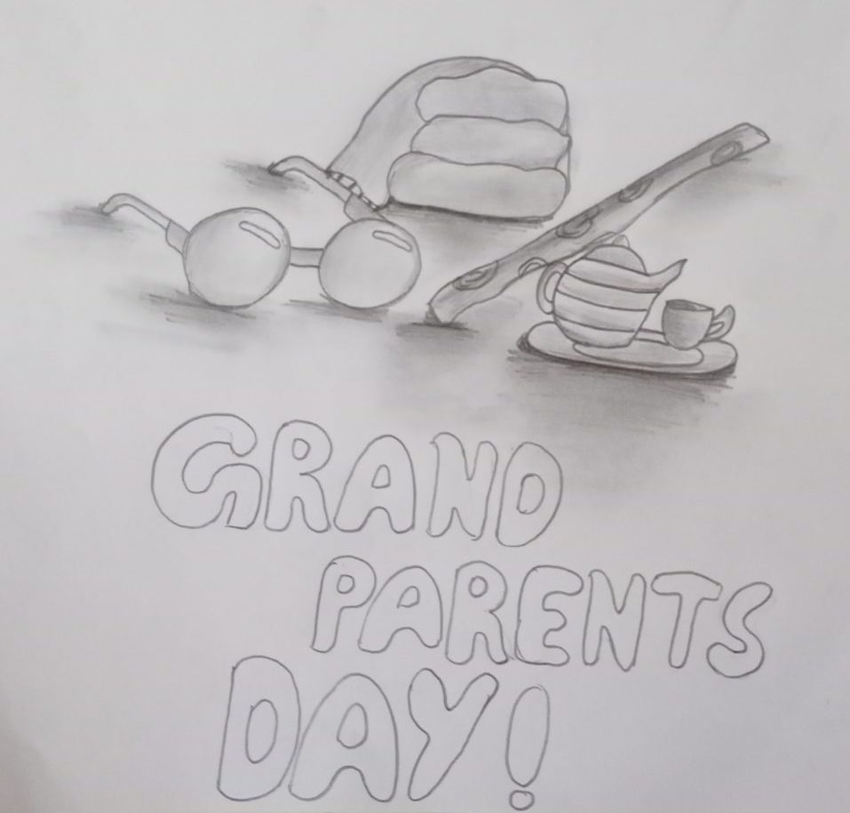 Warm Drawing Grandparents Day Holiday Poster | PSD Free Download - Pikbest