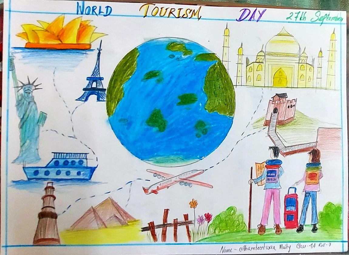 World Tourism Day PNG, Clipart, Cartoon, Drawing, Eiffel Tower, Idea, Logo  Free PNG Download