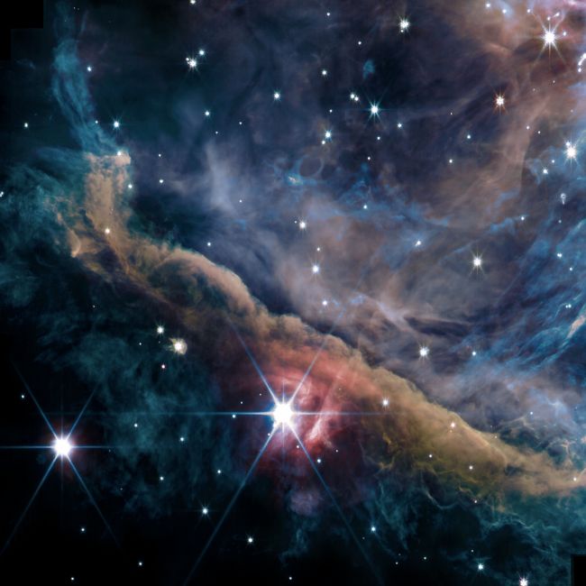 Image depicting James Webb captures the heart of Orion Nebula!