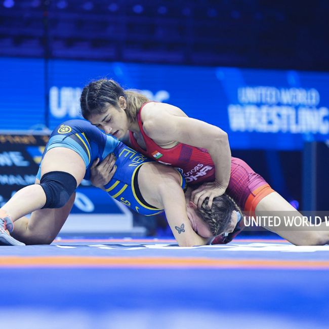 Image depicting Vinesh Phogat is the first Indian woman to win two wrestling world medals!