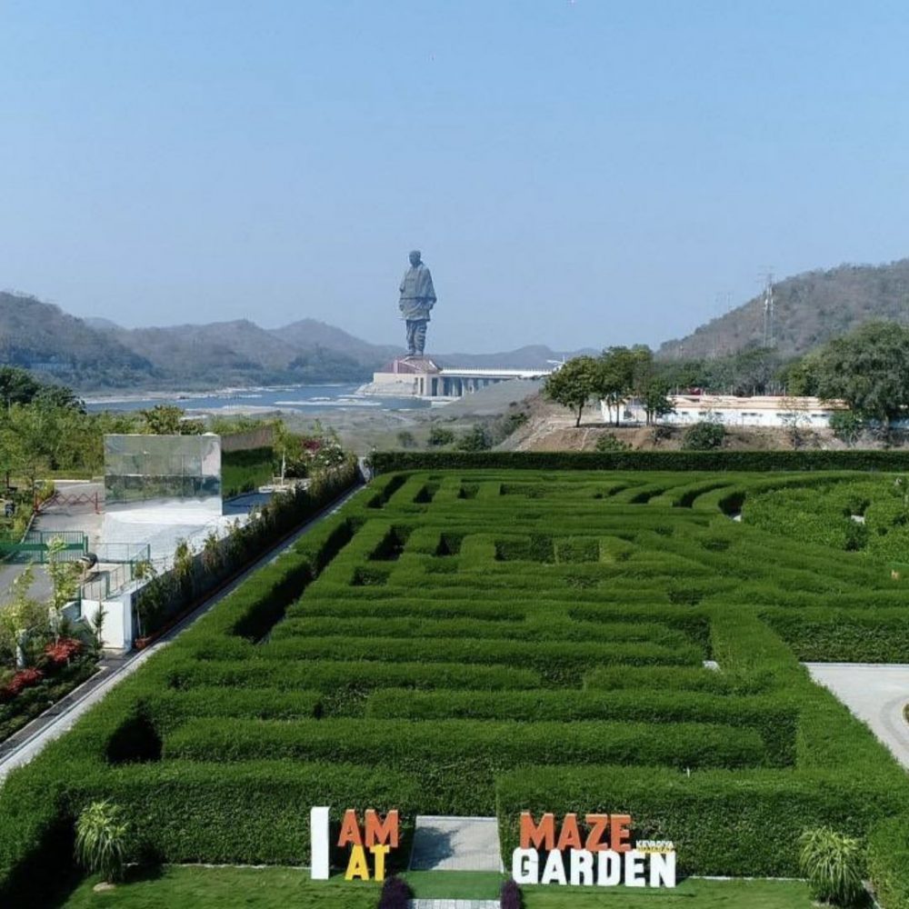 Image depicting The Statue of Unity in Gujarat get a garden, a forest, and a houseboat!