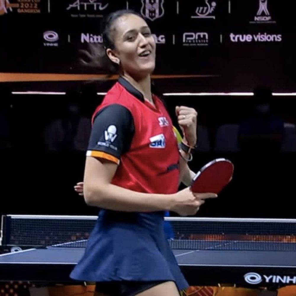 Image depicting Manika Batra triumphs at the 2022 Asia Cup Table Tennis!