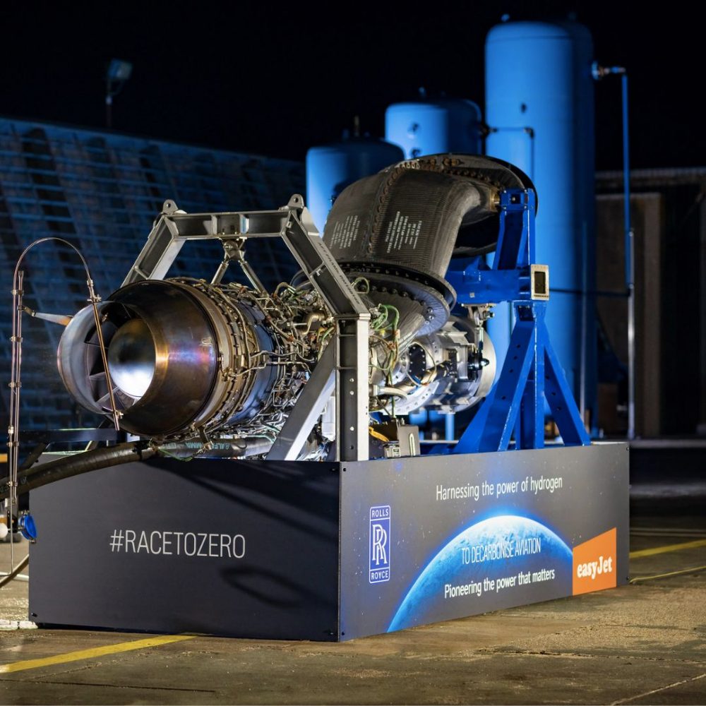 Image depicting Rolls-Royce tests hydrogen jet engine!