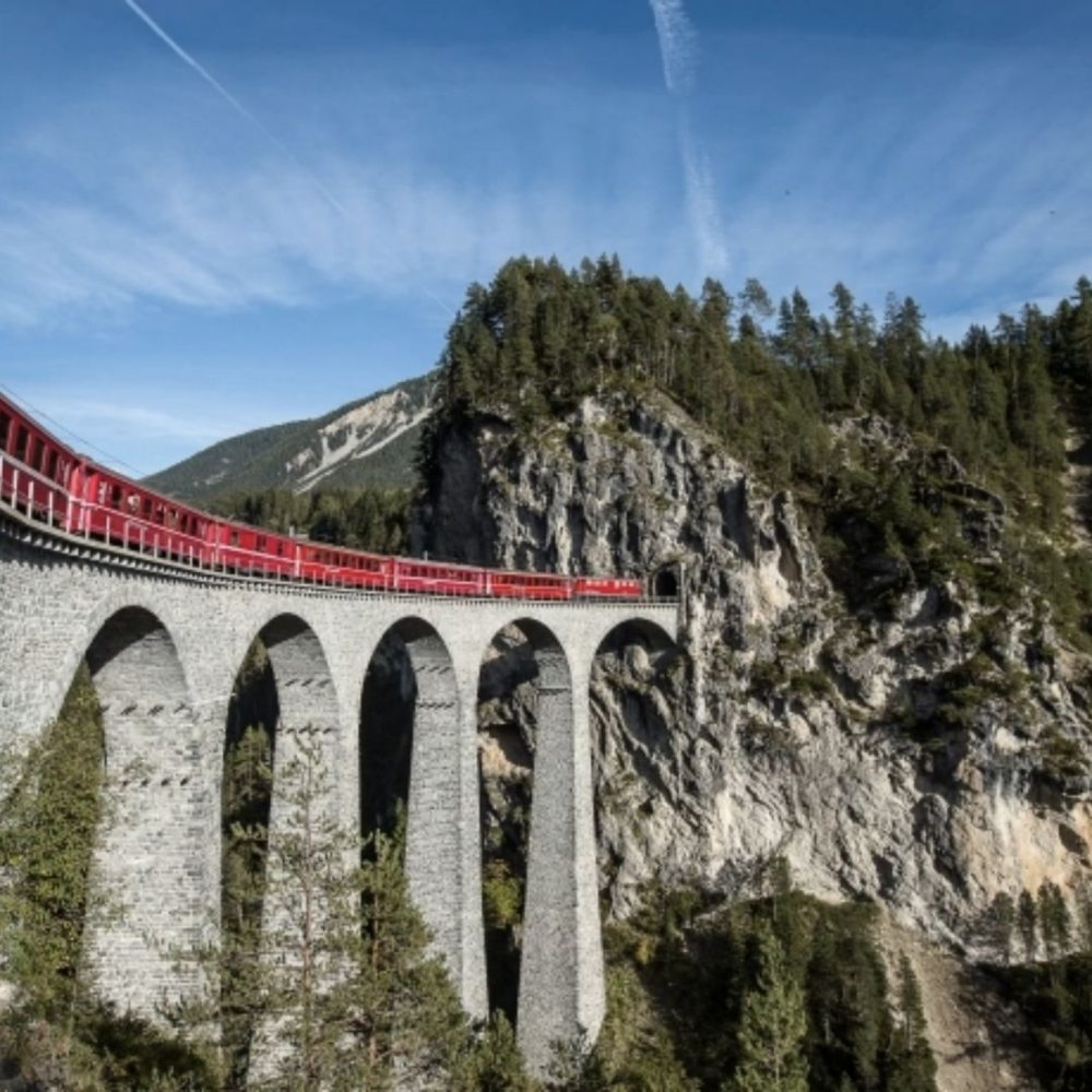 Image depicting The longest passenger train ever built is in Switzerland!