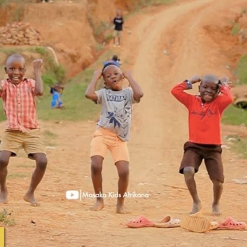 Image depicting African kids sway to "Calm Down", internet can’t keep calm!