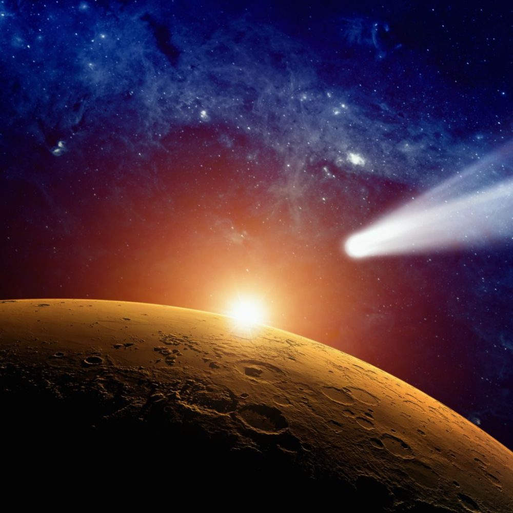 Image depicting Alien comet hurling towards the sun!