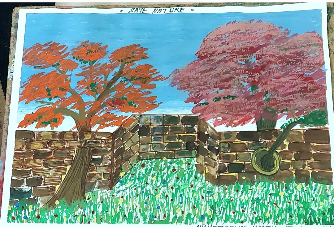 Children's drawing competition dedicated to the 50th Anniversary of the  earth day, the day of nature conservation in the year of the 25th  Anniversary of independence of Turkmenistan, and the day to