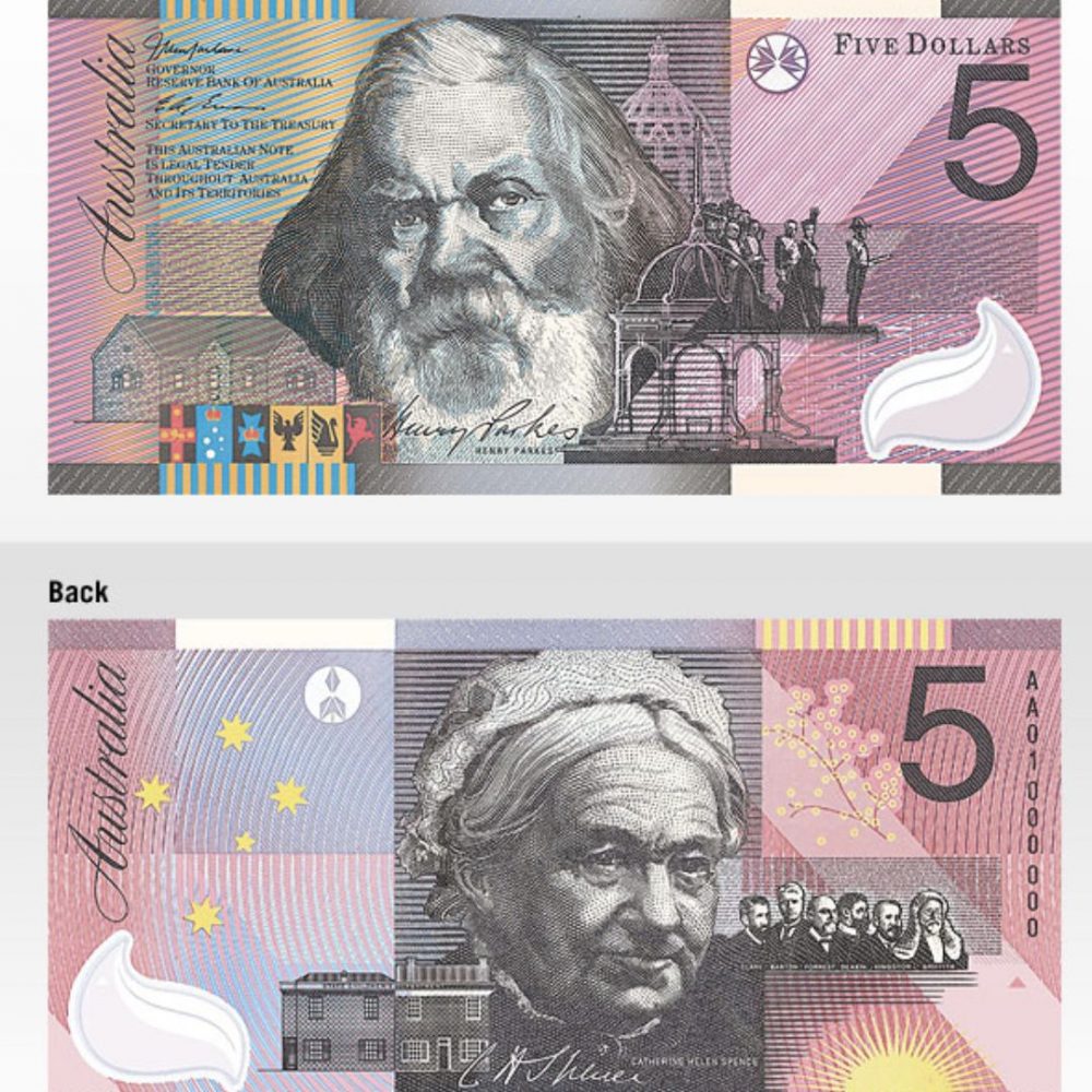 Image depicting Australia's $5 currency to honour natives!