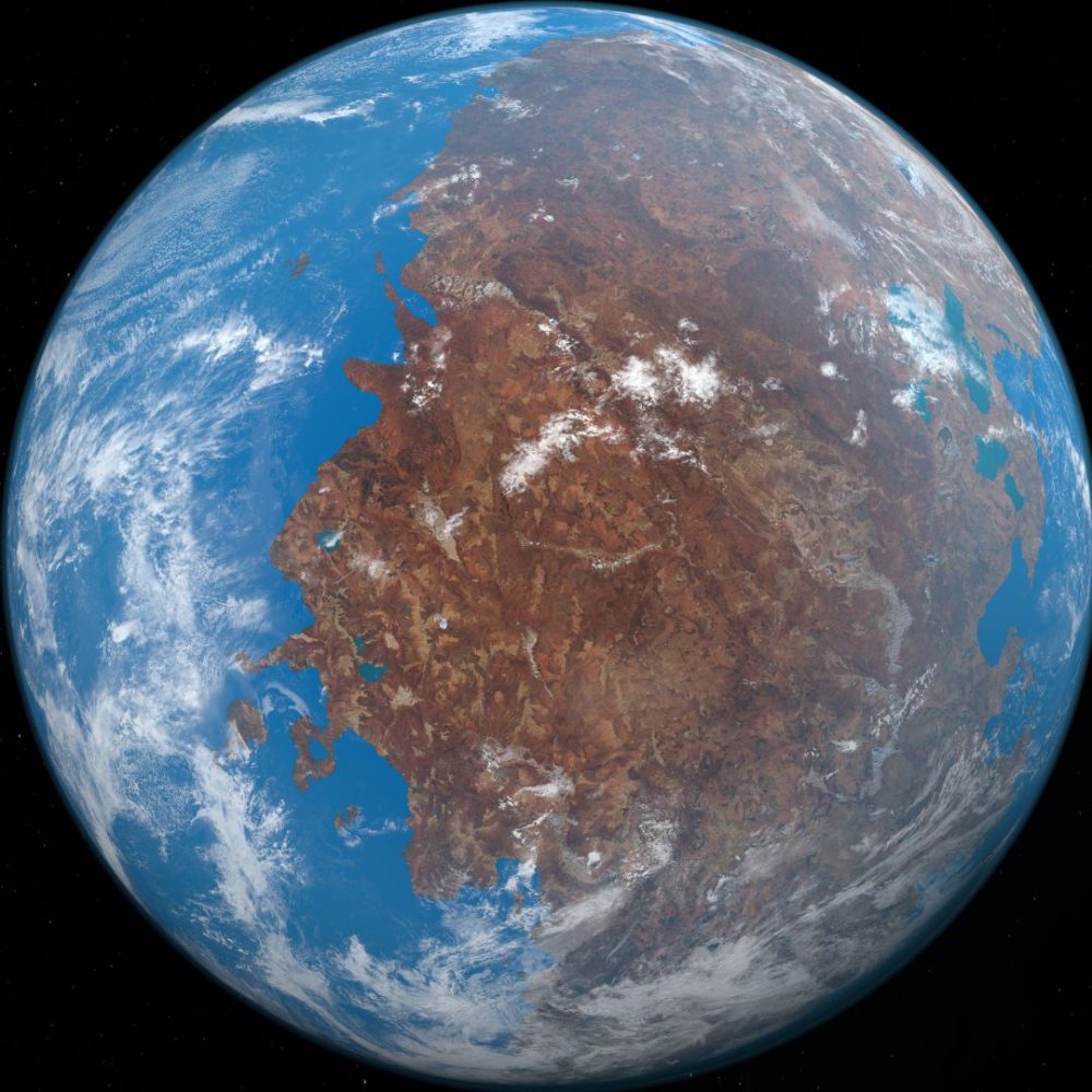 Image depicting Amazing animation of Earth's 100 million years