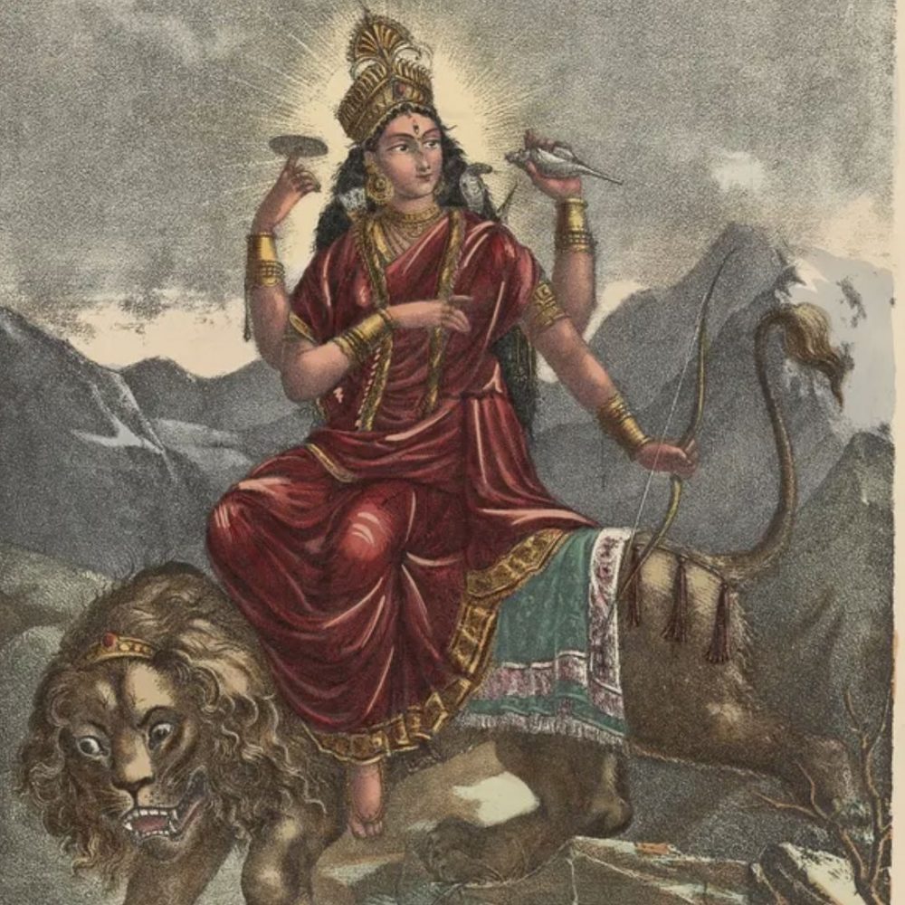 Image depicting Bengal's 19th century Mythology Oil Paintings!