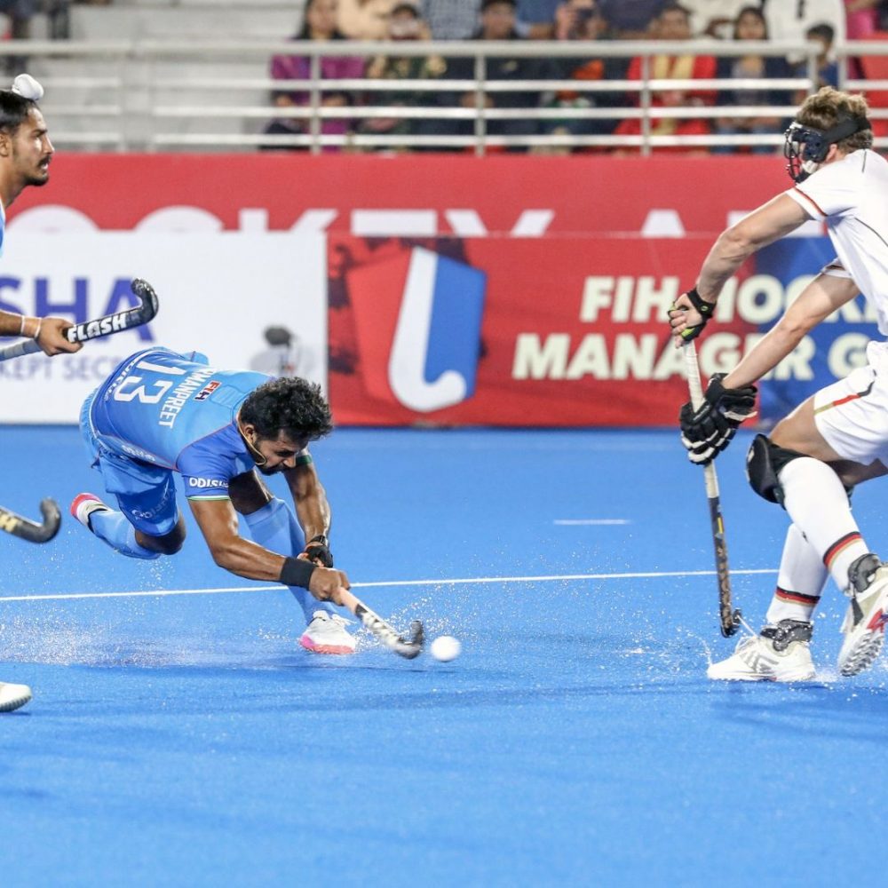 Image depicting India dominates Germany in the International Hockey League!