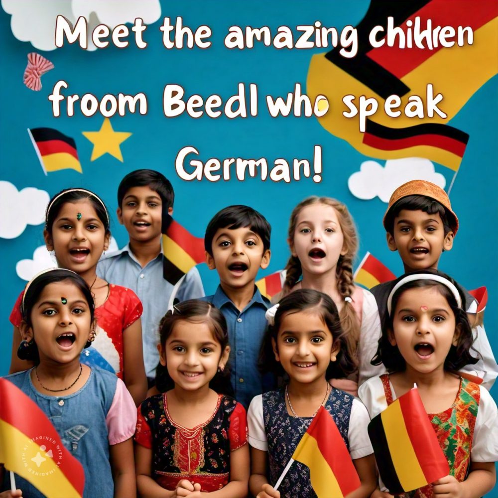 Image depicting Meet the amazing children from Beed who speak German!