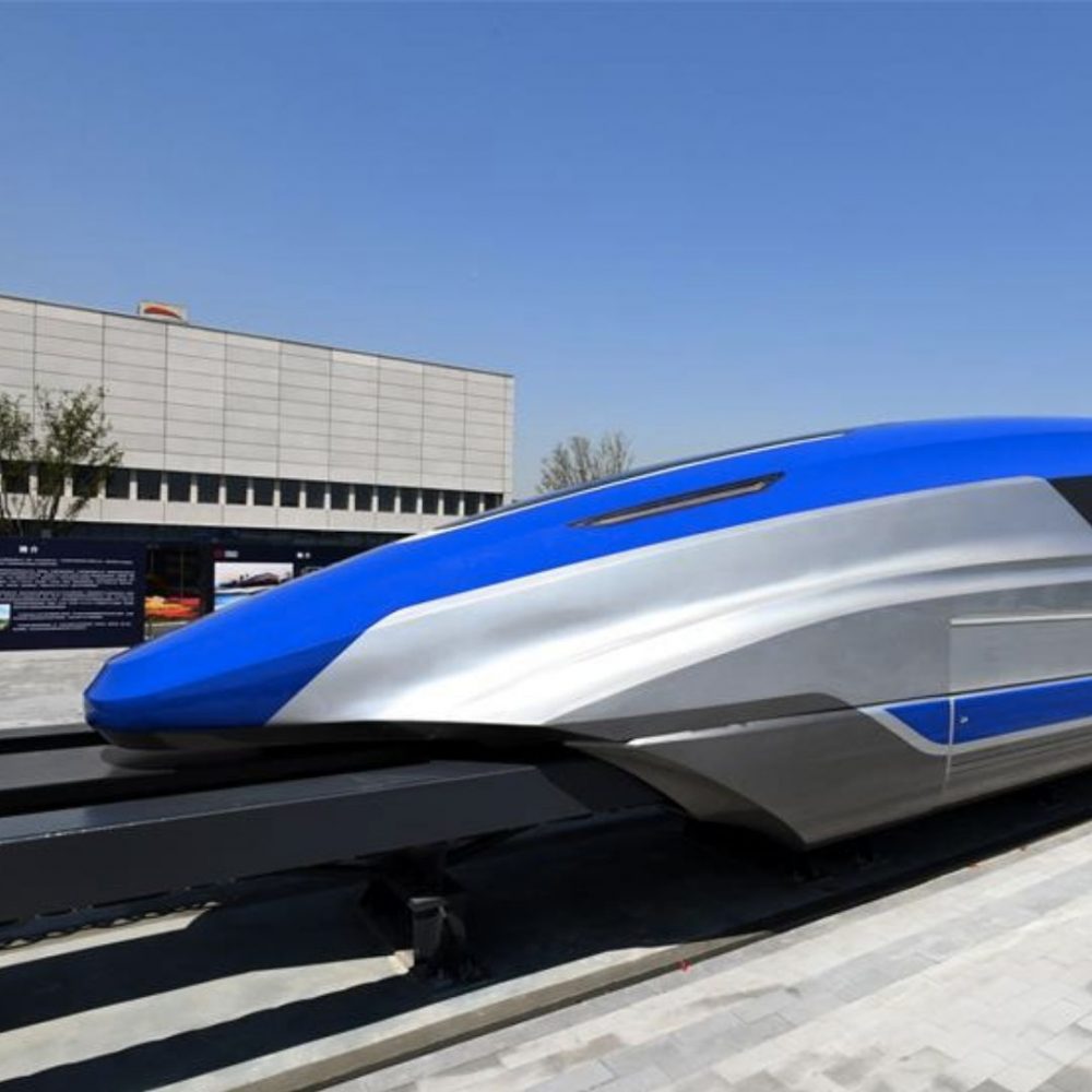 Image depicting China's super train goes faster than a plane!