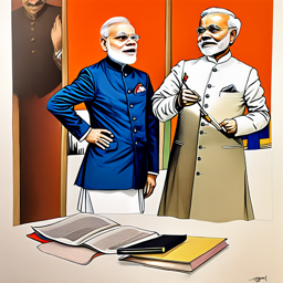 Image depicting Modi's Marathon of Appreciation: Ink Spree for Students!