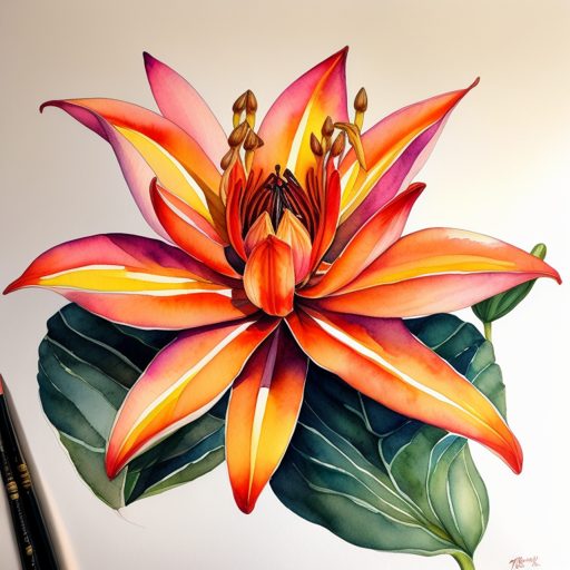 Image depicting Fire Lily - Unique Flowers!