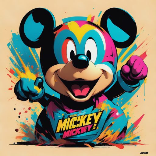 Image depicting AI can't be Mickey Mouse!