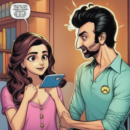 Image depicting Alia Bhatt & Ranbir Kapoor decoded in Chat OpenAI!