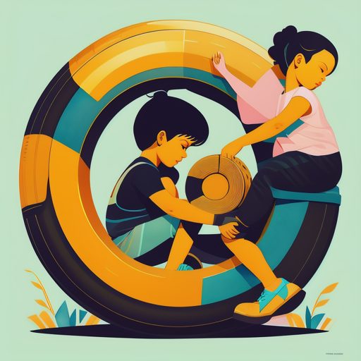 Image depicting Anakapalli Kids Embrace Tyre Play!