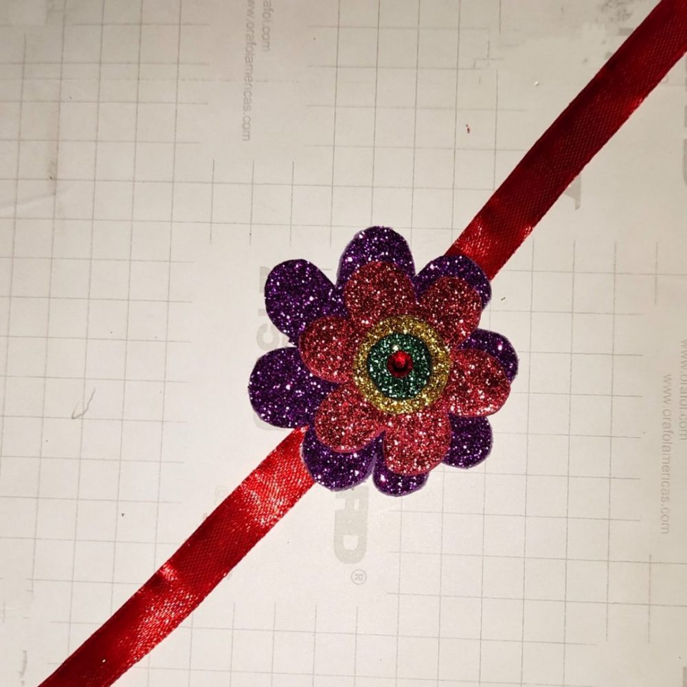 Image depicting Image depicting Kuhu Kacher's DIY Rakhi