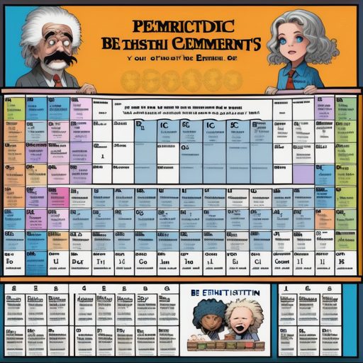 Image depicting Periodic Table of Elements: Be the Einstein of Your Grade!