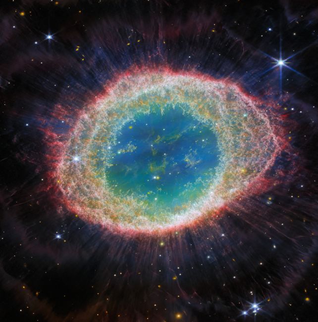 Image depicting Space Exploration: James Webb's Ring Nebula Shines!
