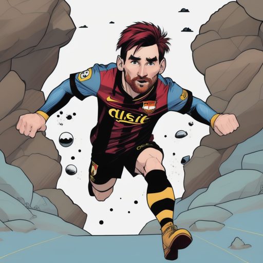 Sports Football Messi Anime Wall Sticker Self-Adhesive Removable s  Barcelona Messi Wall Decals : Amazon.co.uk: Home & Kitchen