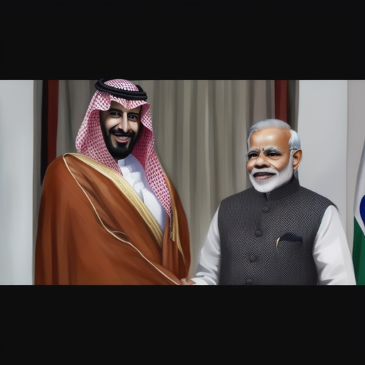 Image depicting PM Narendra Modi-Saudi Prince: India's $100B Dream