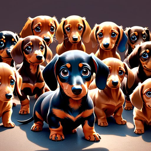 Image depicting 11 Puppies: Dachshund Breaks World Record!