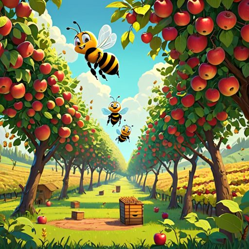 Image depicting Bees in Apple Orchards: Global Diversity!