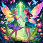 Image depicting Enchanted Beginnings: Lily and Aurora's Journey of Friendship and Imagination