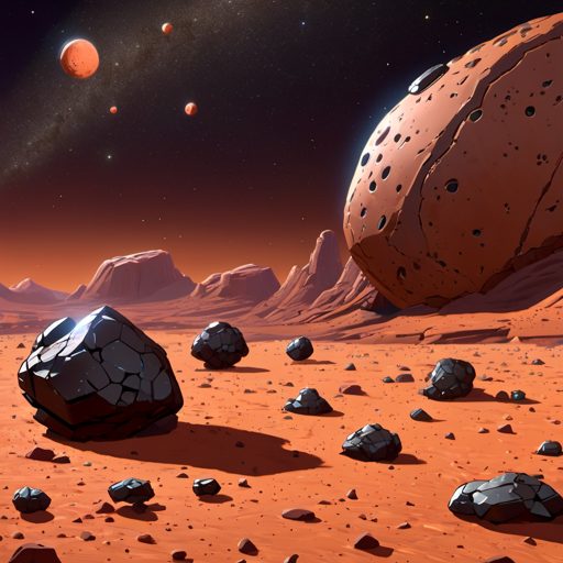 Image depicting AI Converts Martian Meteorites to Oxygen