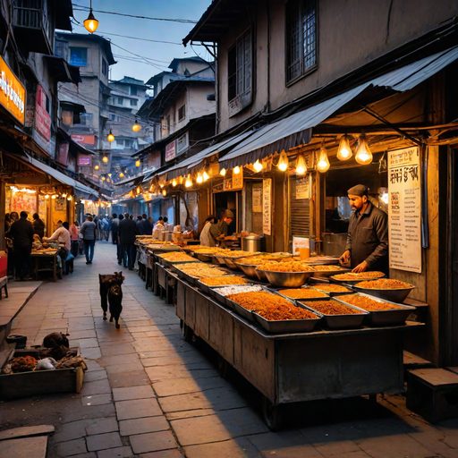 Image depicting Srinagar City Street Food: Khayam Chowk!